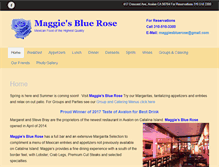 Tablet Screenshot of maggiesbluerose.com